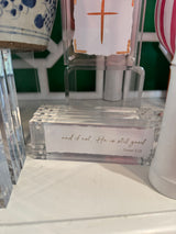 Acrylic Scripture Block (Multiple Style Options)