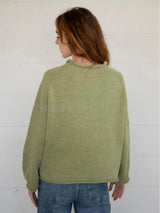 Oceanic Adventure Sardines Pattern Knit Sweater