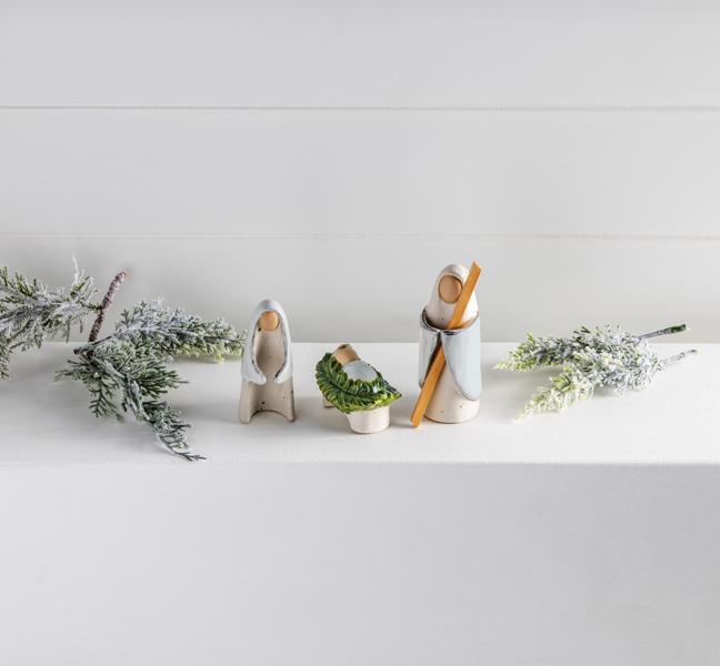 Ceramic Nativity Set