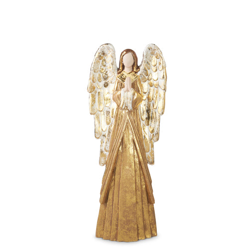 Praying Gilded Angel - 21.75"