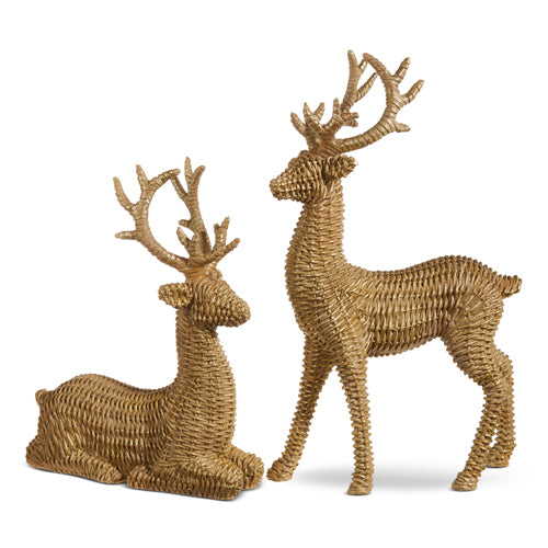 Basketweave Deer - Two Style Choices