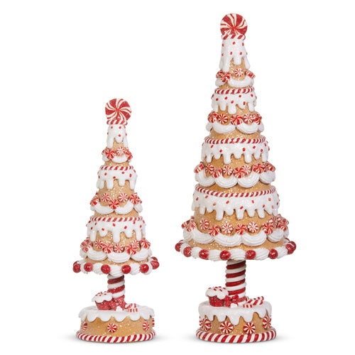 Gingerbread and Peppermint Tree - Two Size Options