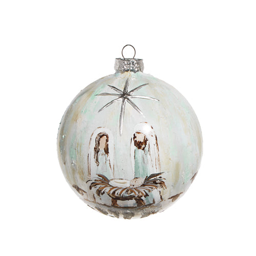 Holy Family Ball Ornament - 5"