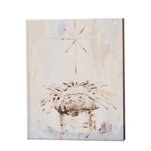 Baby Jesus in a Manger Acrylic Block