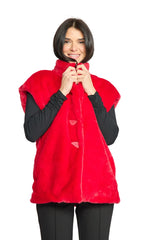 The Stellar Vest in Roma Red