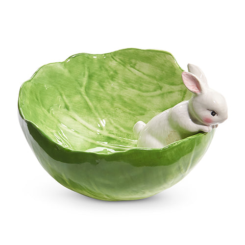 Cabbage Bunny Bowl 6"