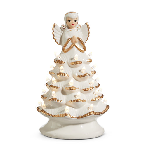 Lighted 13" Vintage Angel Tree