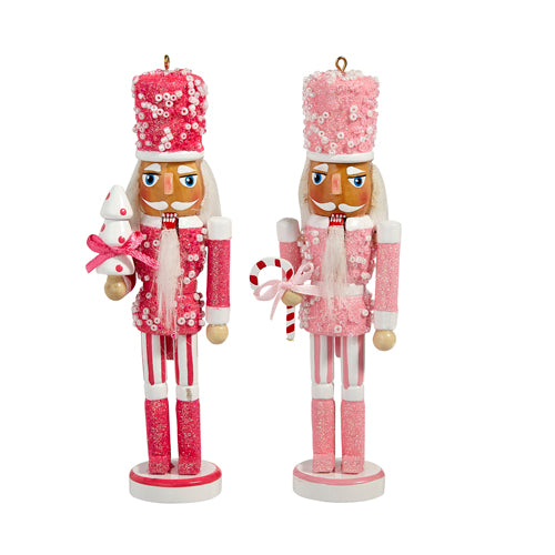 Pink Nutcracker Ornament (Two Color Options)