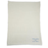 "Thank Heaven" Embroidered Knit Blanket (Two Style Options)