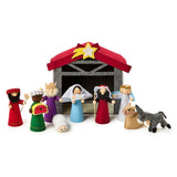 10 Piece Felt Nativity Set