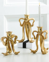 Bow Candlestick (Three Size Options)