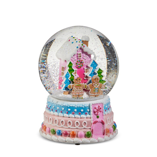 Gingerbread House Water Globe - 6.5"