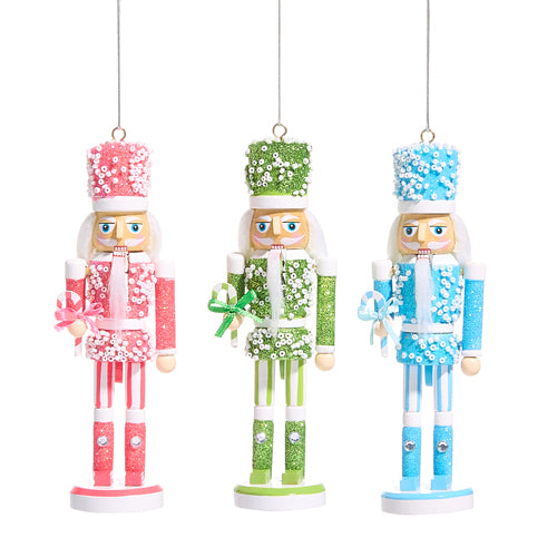 Pastel Nutcracker Ornament (Three Color Options)