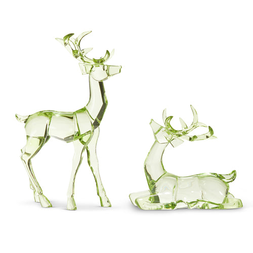 Light Green Acrylic Deer (Not a set)