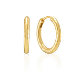 Capucine De Wulf Berry Clover Hoop Earrings with Double Sided Charm