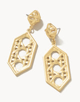 Spartina Cane Drop Earrings in Gold