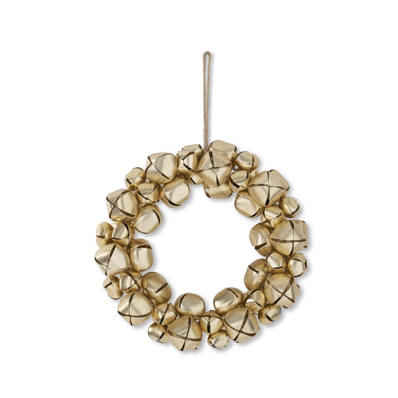 Gold Jingle Bell Wreath