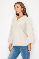 JOH Kourtney Crepe Knit Top