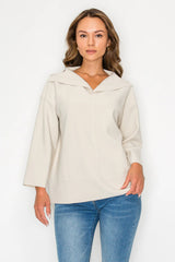 JOH Kourtney Crepe Knit Top