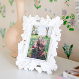 Two's Company White Butterfly Frame