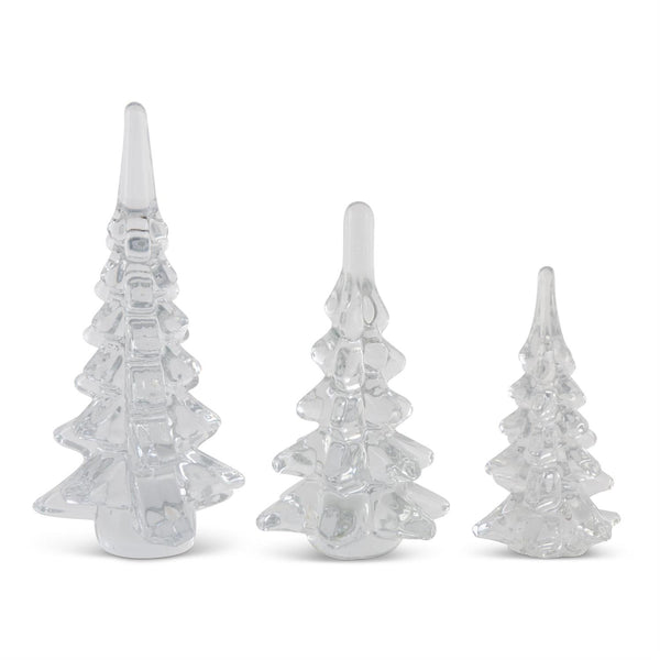 Clear Glass Tree (Three Size Options)