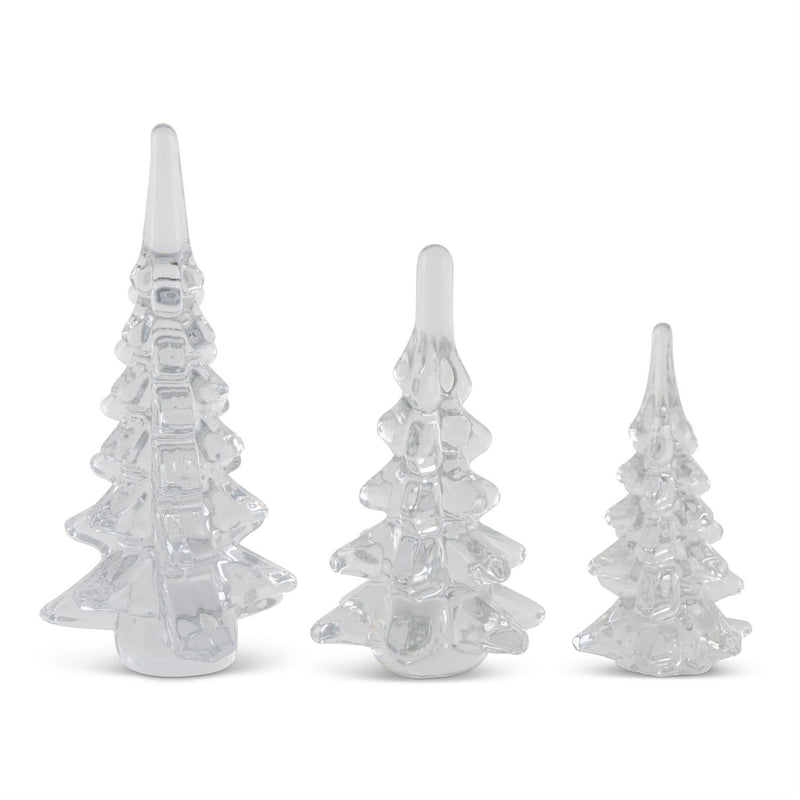 Clear Glass Tree (Three Size Options)