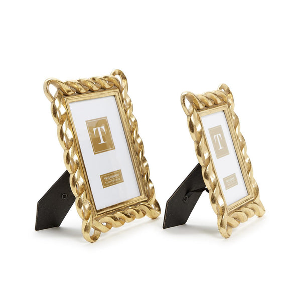 Gold Ribbon Photo Frame (Two Size Options)