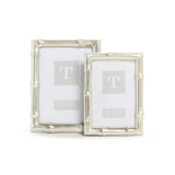Silver Faux Bamboo Frame (Two Size Options)
