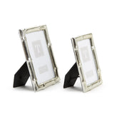 Silver Faux Bamboo Frame (Two Size Options)