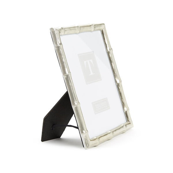 Silver Faux 8x10 Bamboo Frame