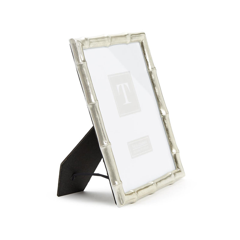 Silver Faux 8x10 Bamboo Frame
