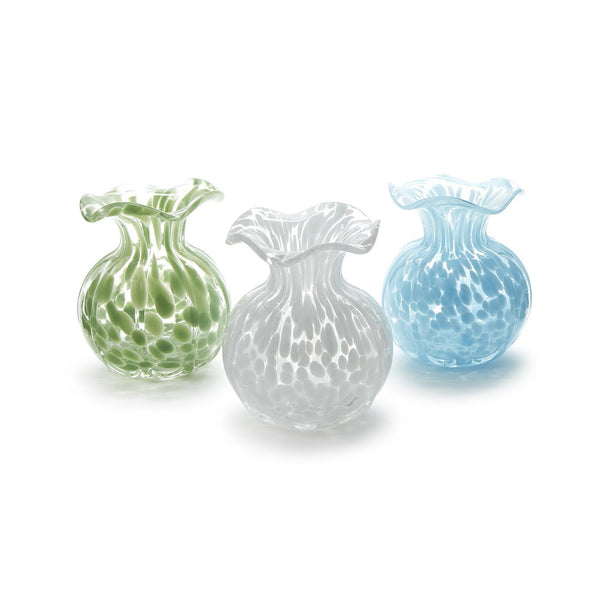 Ruffled Edge Spotted Vase (Three Color Options)