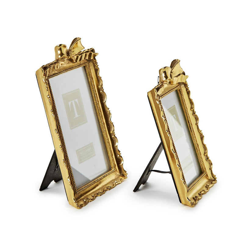 Gold Frame with Accent Bow - Two Size Options