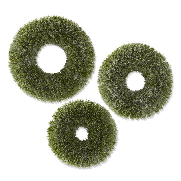 Glittered Snowy Pine Wreath (Three Size Options)