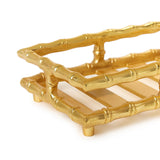 Gold Bamboo Guest Towel Holder