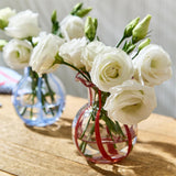 Ruffled Ribbon Vase (Three Color Options)