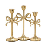 Bow Taper Candle Holder (Three Size Options)