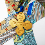 Multicolored Scarf with Megan Cross