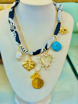 Knotty Bling Scarf Necklace (Multiple Style Options)