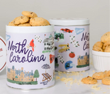 NC Pecan Shortbread Cookies Gift Tin