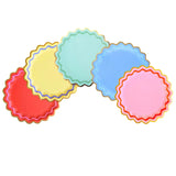 Packed Party Rainbow Ric Rac Assorted Dinner Plates