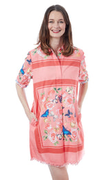 Dizzy Lizzy Chatham Dress in Pink Butterflies