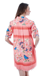 Dizzy Lizzy Chatham Dress in Pink Butterflies