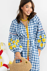 TELA Mercantile Picnic Plaid Dress