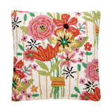 "Spring Fling Pillowgarden Party" Butterfly Hook Pillow - Suzanne Nicoll