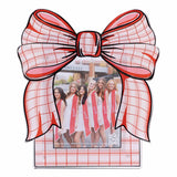 Red/Pink Bow Acrylic Frame