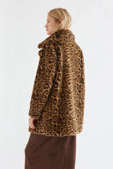 Animal Print Coat