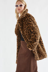 Animal Print Coat