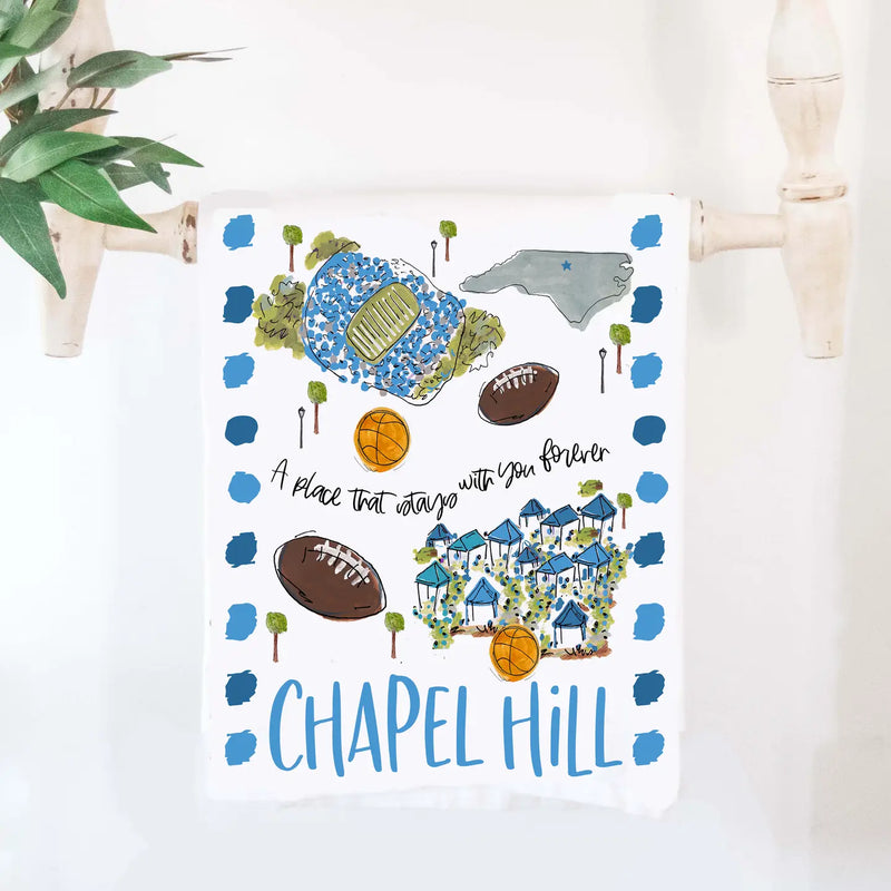 Chapel Hill, NC Tea Towel