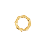 Set of 2 Aluminum Bamboo Napkin Ring